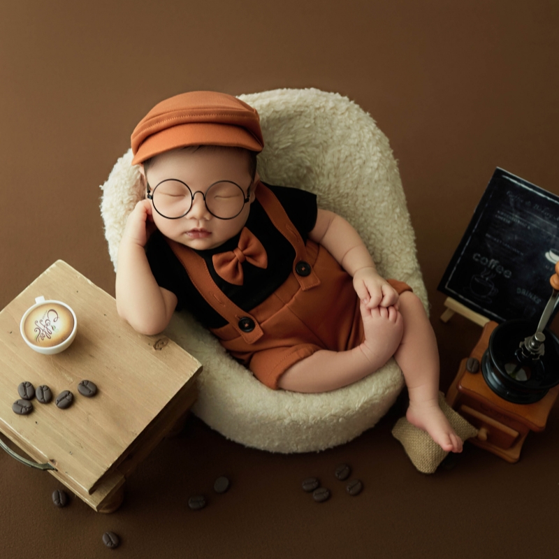 Coffee Theme Set - Newborn Photography Props